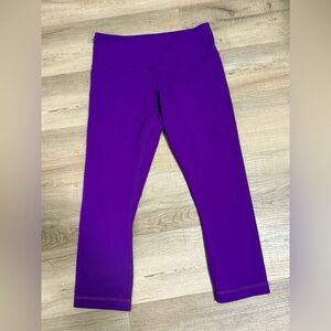 Purple Wunder under lululemon crops